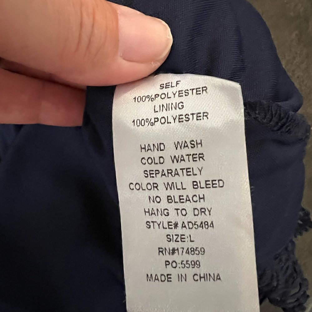 Love Encounter Womens Boutique Navy Dress L - Picture 4 of 4